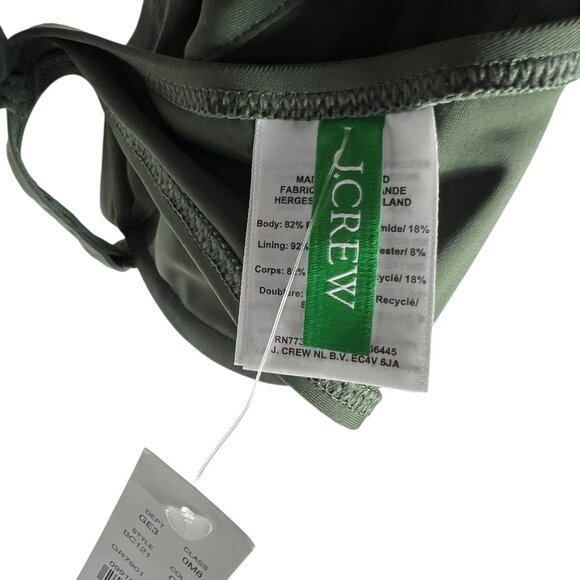 NWT J. Crew 1993 Underwire Bikini Top in Cool Cypress Green Size 32B - Picture 4 of 8